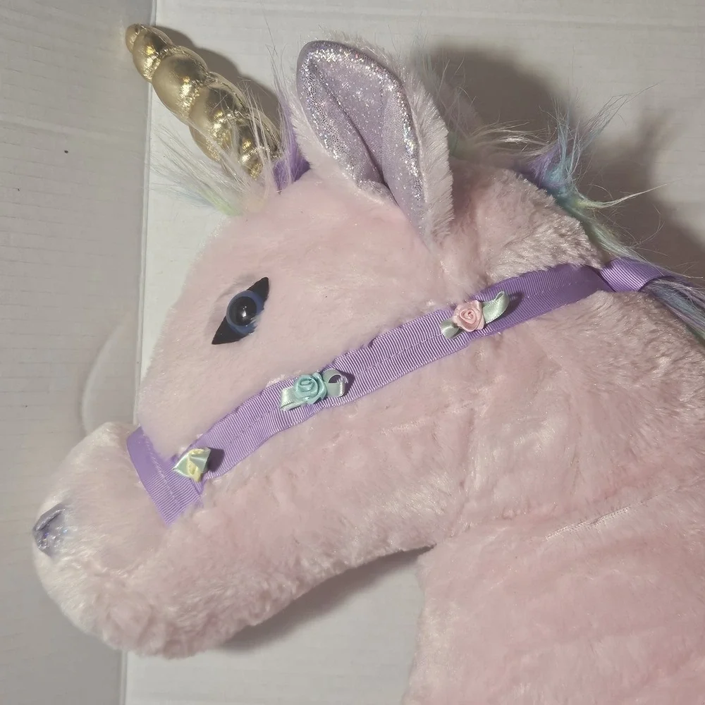 Dream Play Imagine Girl Fancy Pink Riding Unicorn Halloween Costume Dress Up 2-4